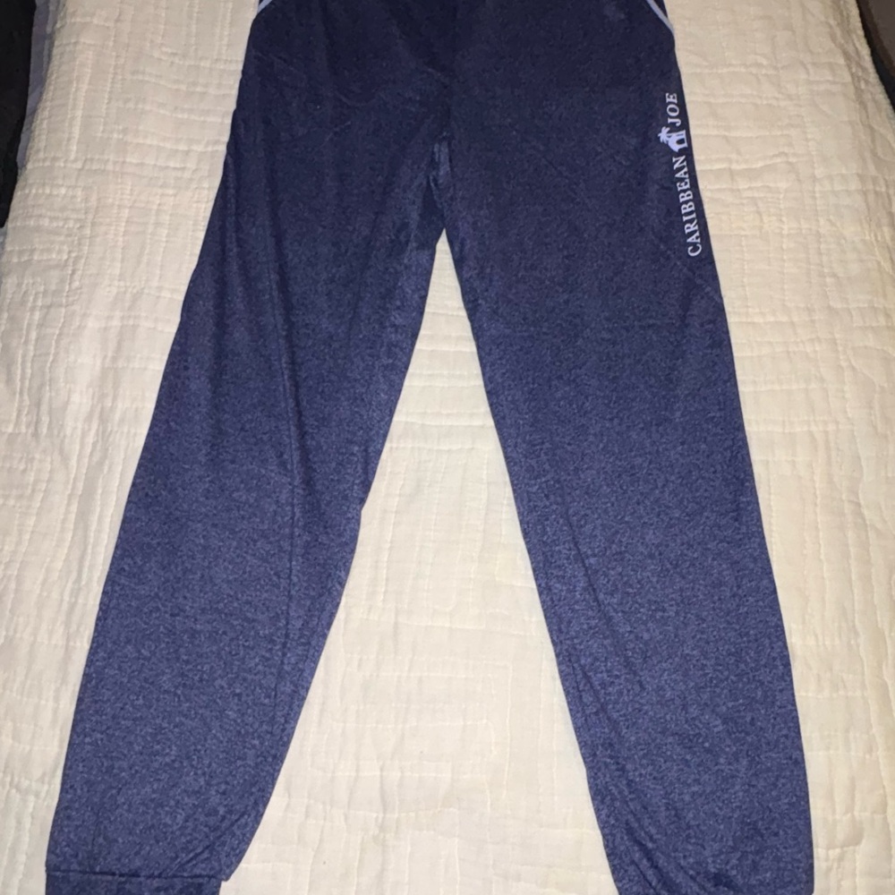 Caribbean Joe Men’s Blue Stylish Sweatpants